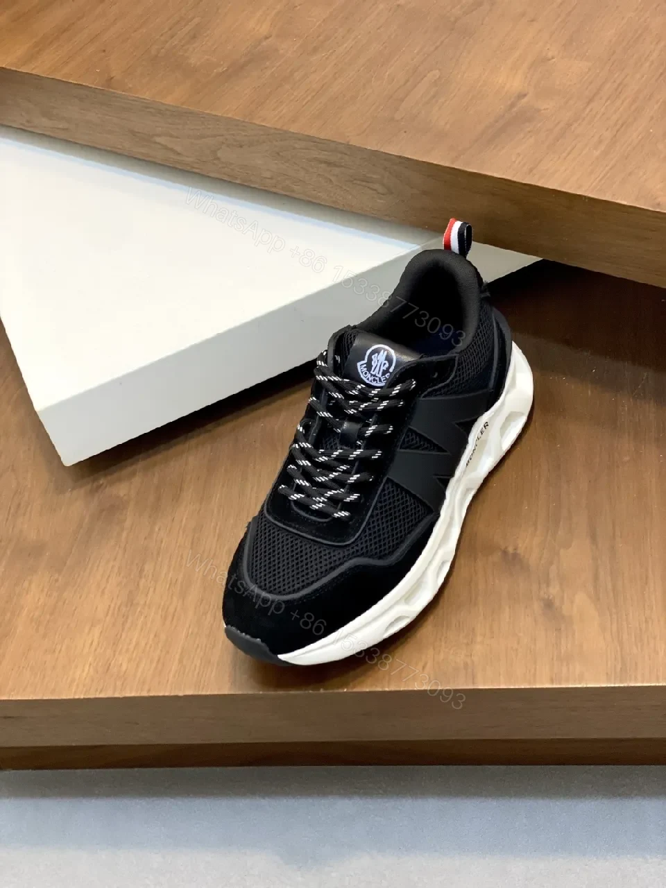 View 3 of Bold Comfort: Moncler-Inspired High-Top Sneakers