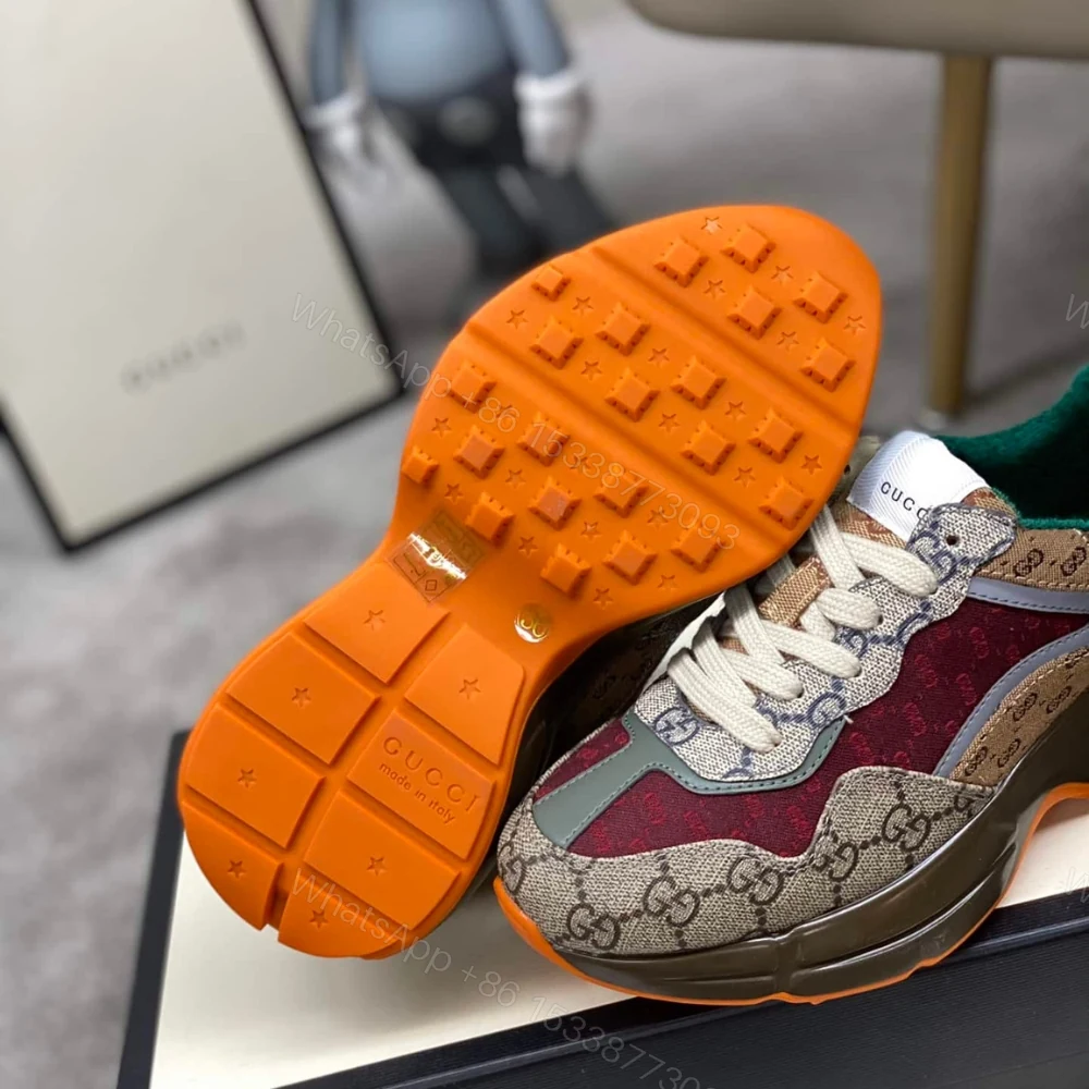 View 6 of Gucci Women’S GG Rhyton Sneaker ‎619891 99WG0-6060