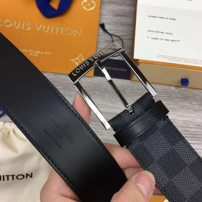 View 6 of LOUIS VUITTON DOWNTOWN 40MM BELT – B163
