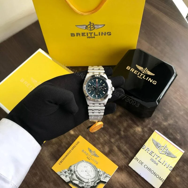 View 6 of Breitling Chronomat B01 Blue Dial 42mm Quartz