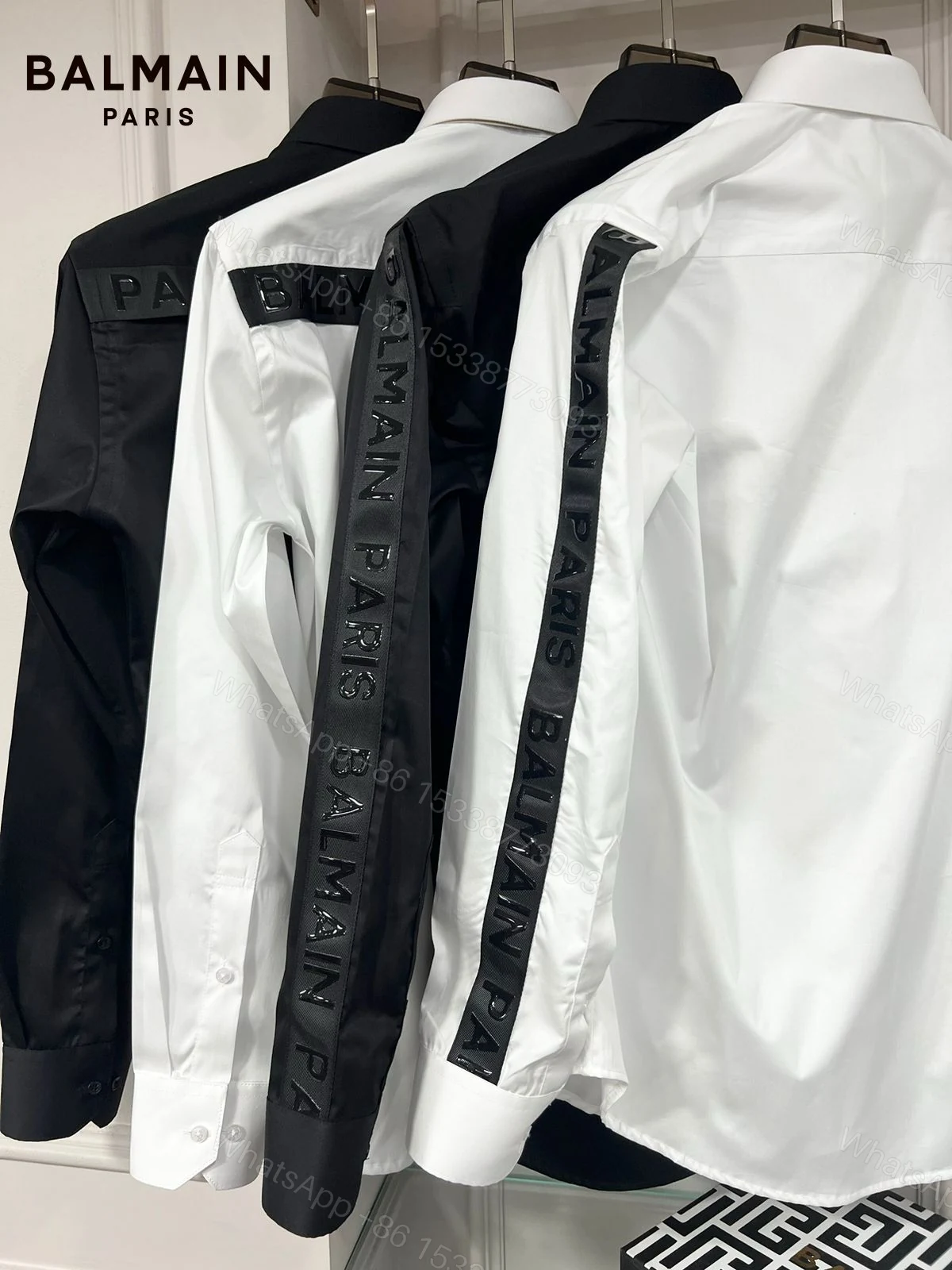 View 4 of BUY FIRST COPY BALMAIN COTTON SUMMER IMPORTED SHIRTS