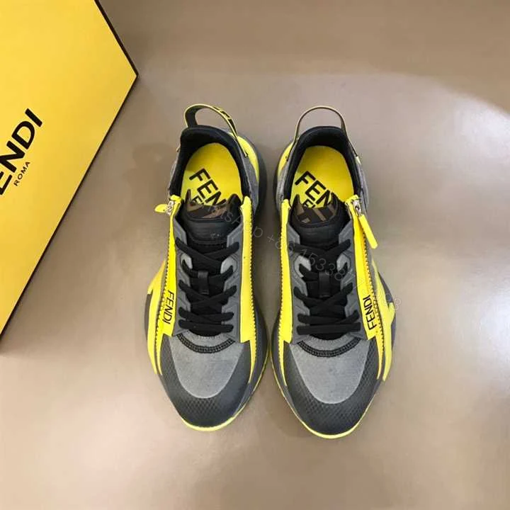 View 6 of FENDI CHUNKY LACE-UP TRAINERS – FD21