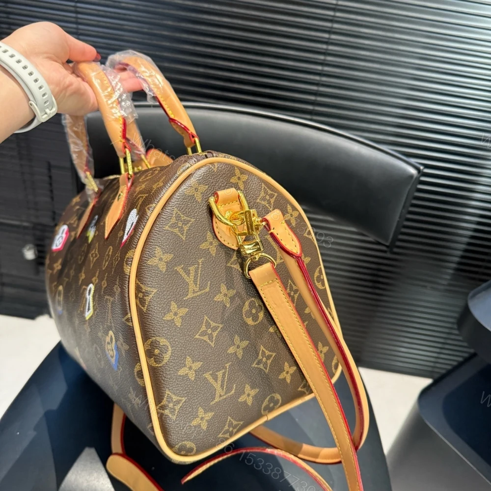 View 6 of Louis Vuitton Speedy Bandoulière 30 In Monogram Canvas Brown 30Cm