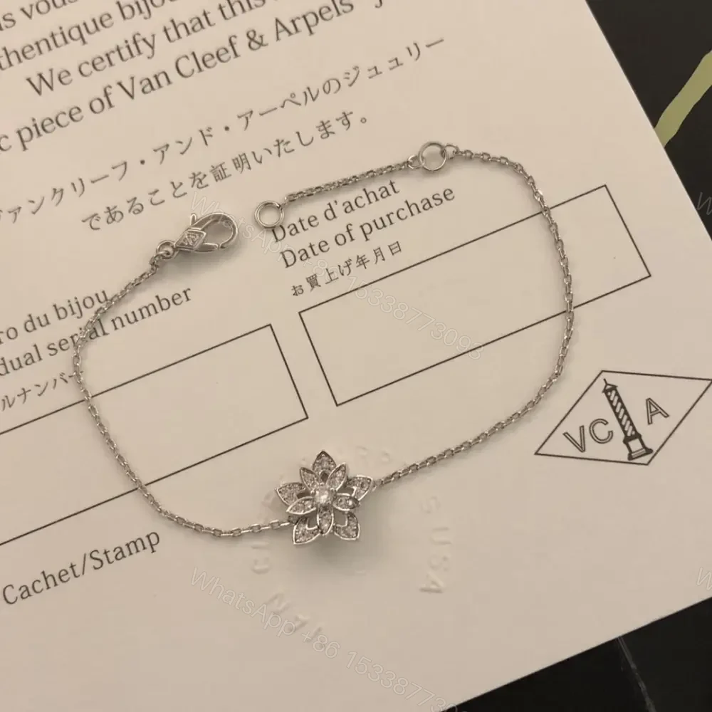 高仿首飾VanCleef&Arpels*RP1AB00鑽花鏤空手鏈 — view 1