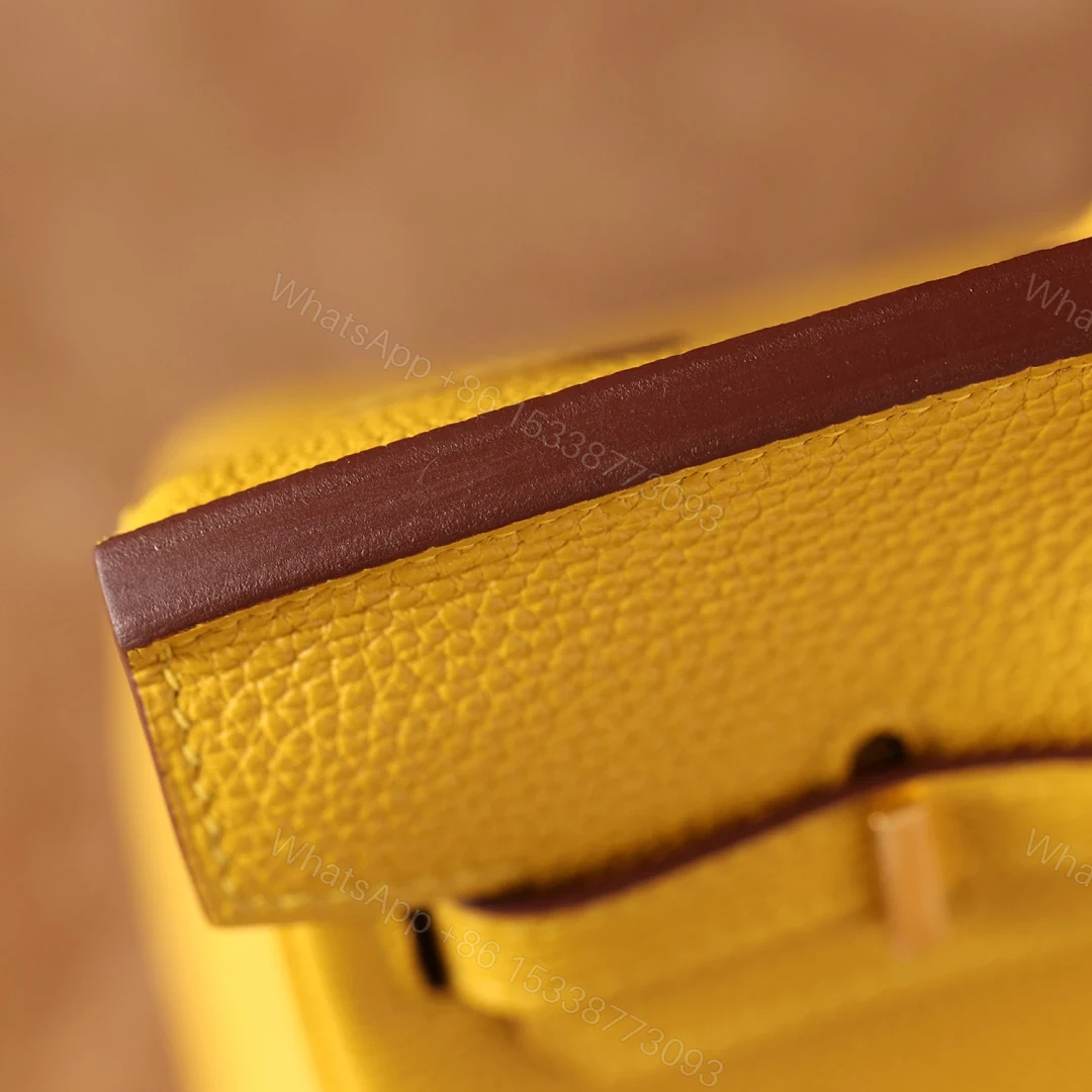 View 11 of 高仿Hermes*Birkin25Togo牛皮琥珀黃金扣/純手工