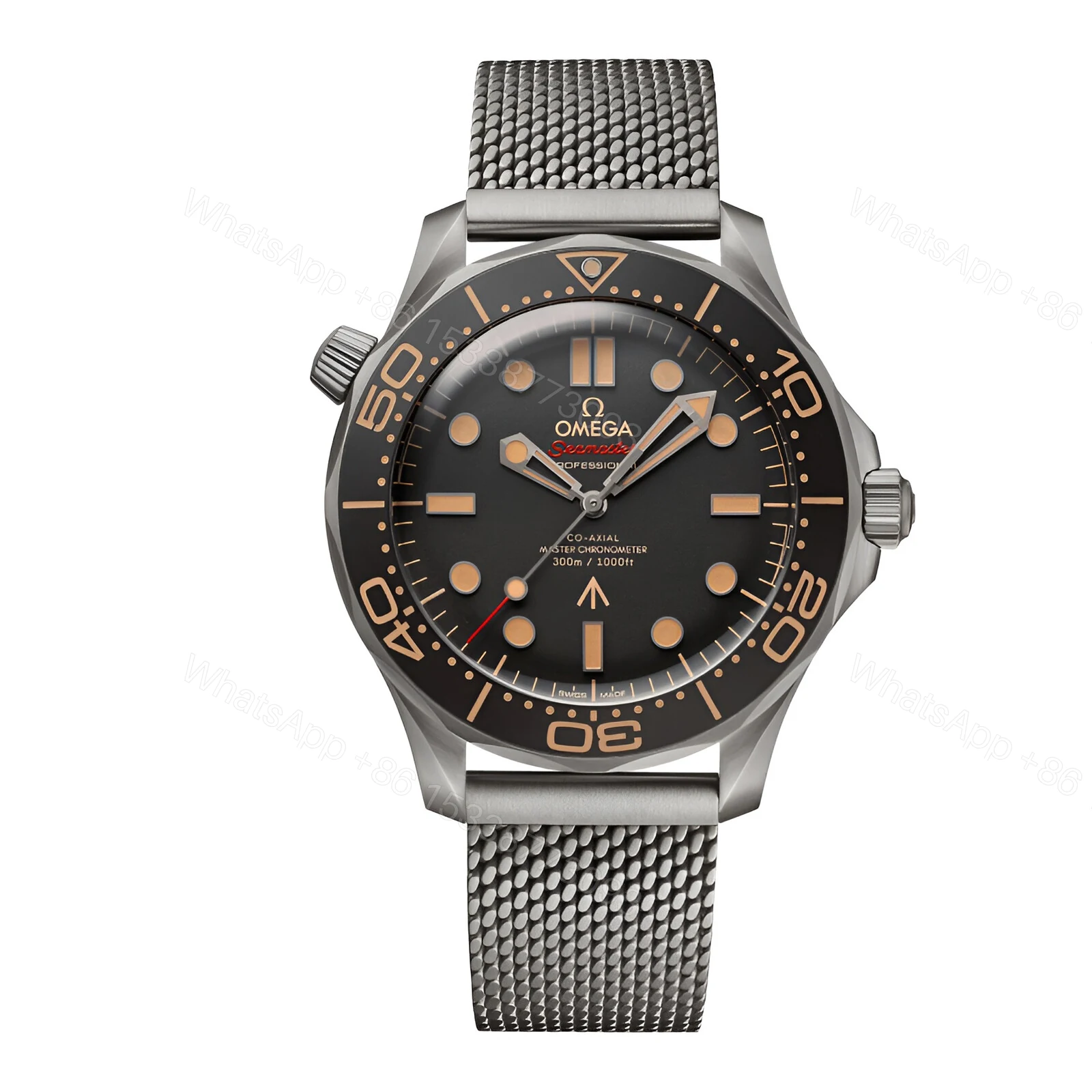 Seamaster 300M 007 Brown Dial Replica — view 1