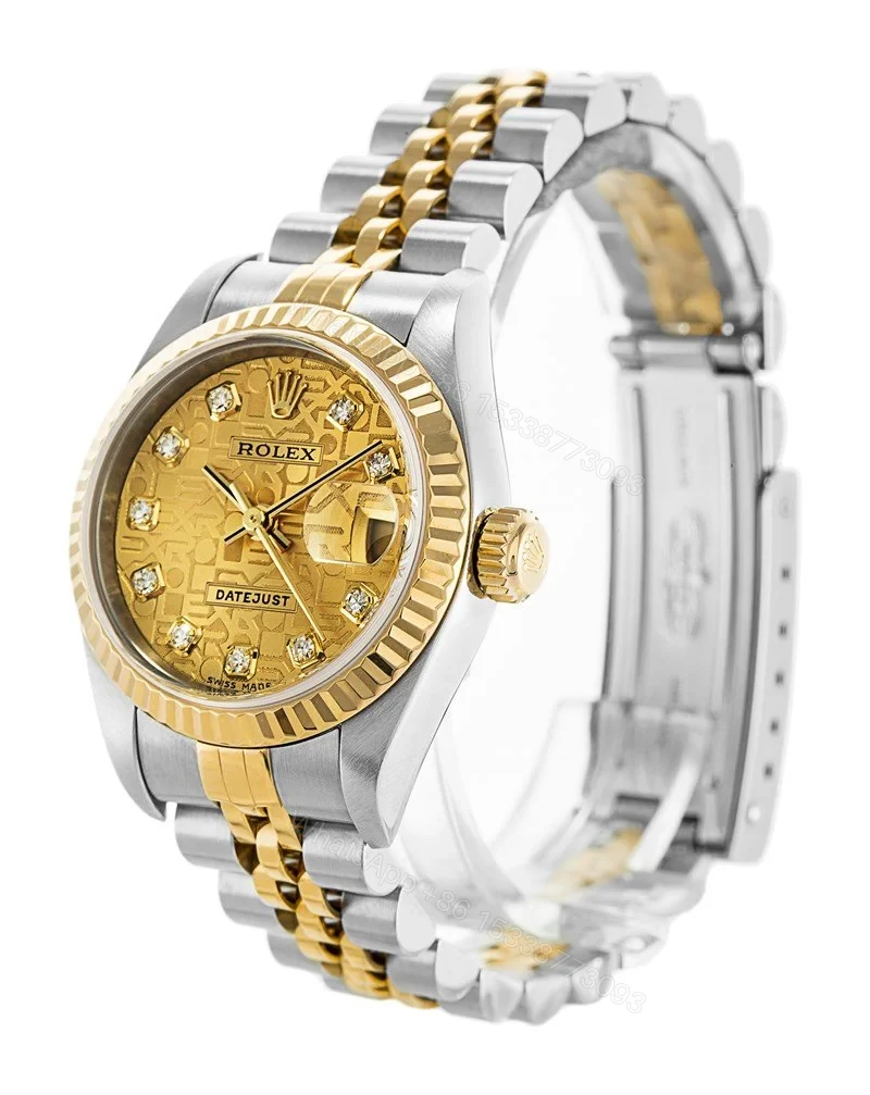 View 2 of Replica Rolex Datejust Gold Dial 79173 26 mm