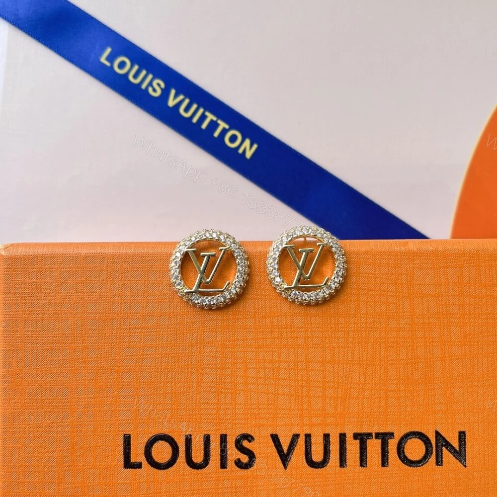 View 3 of Louis Vuitton Louise By Night Earrings Gold M00757