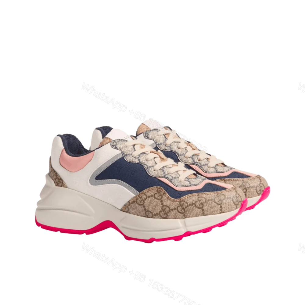 Gucci WMNS GG Rhyton Beige White Pink 620185 99WF0 4371 — view 1