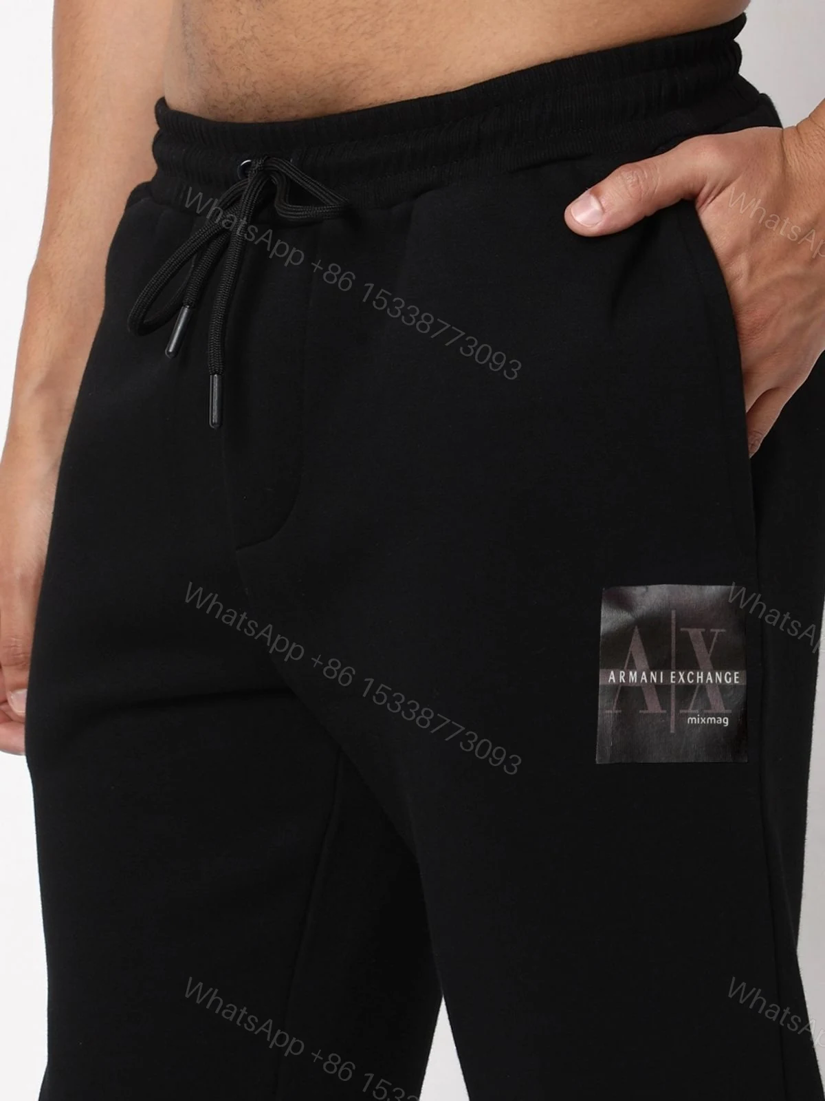 View 2 of First Copy Armani Exchange Premium Warm Trackpants for Men