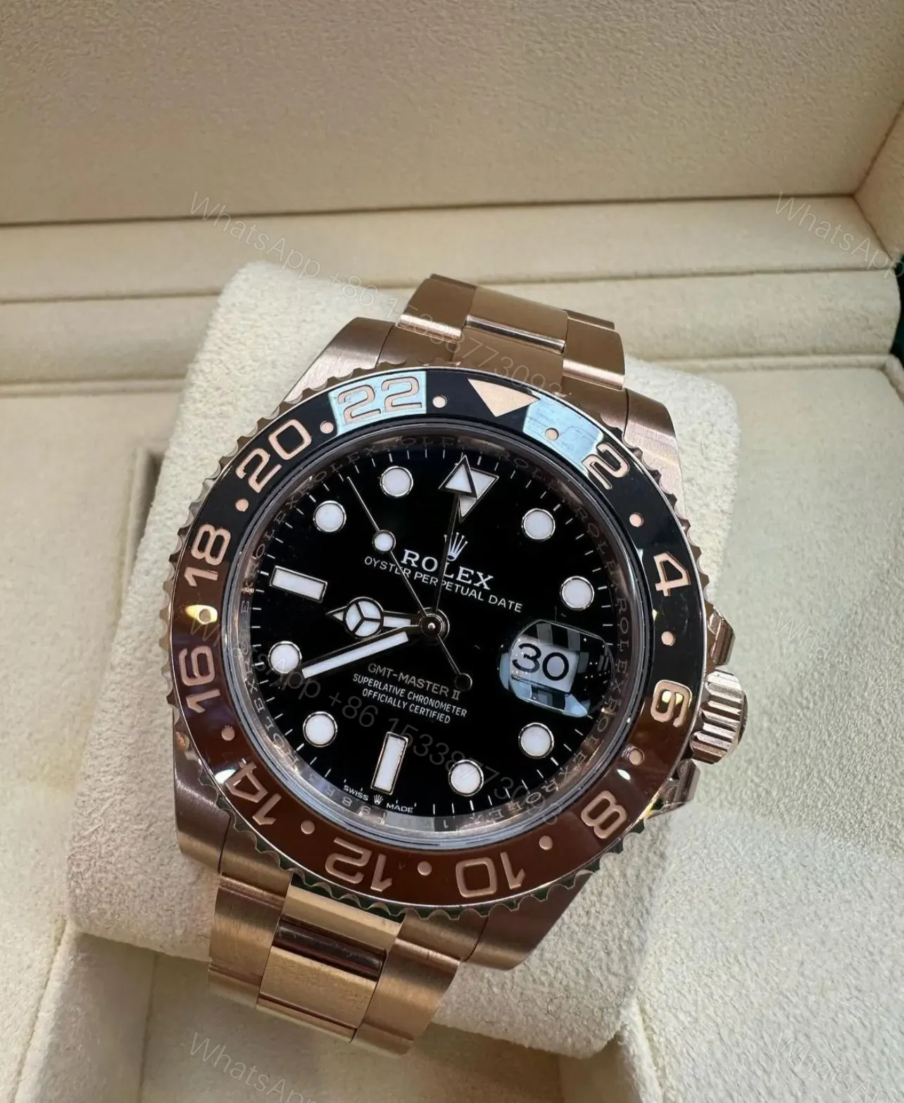 View 3 of Rolex GMT II Beetroot For Men 7AA Watch