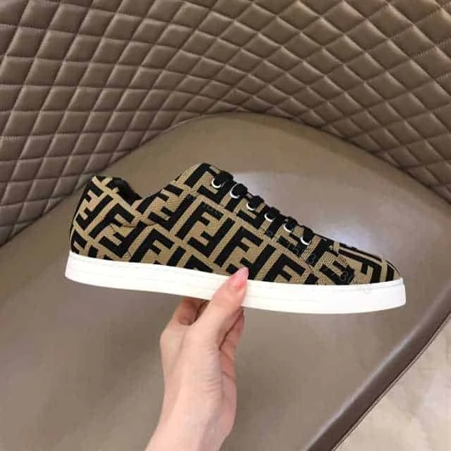 View 2 of FENDI FF MOTIF MESH SNEAKERS – FD15
