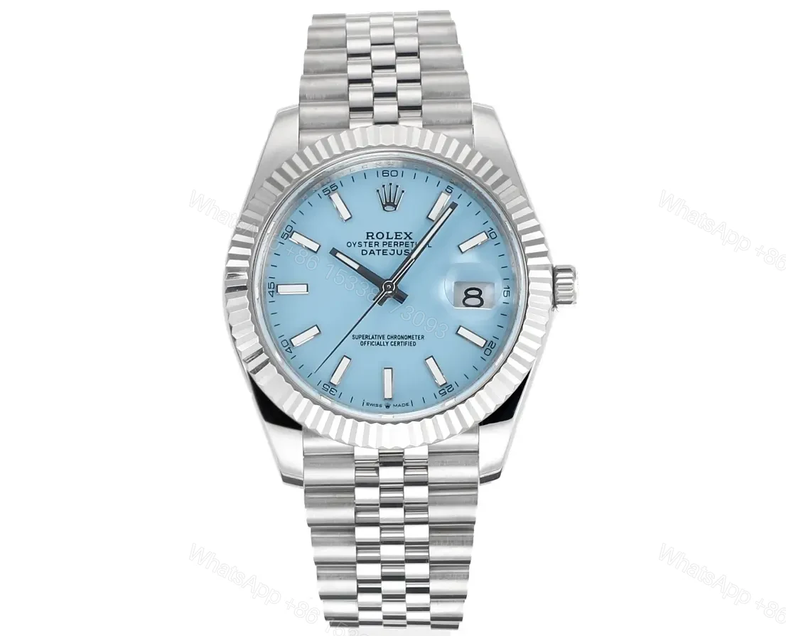 C+ Factory Clean Factory JVS Silver Blue Dial Datejust Watch — view 1