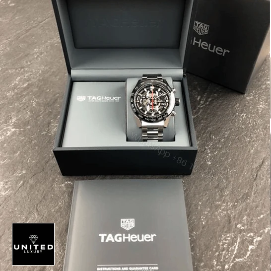 View 8 of TAG Heuer Carrera 01 Steel Black Replica