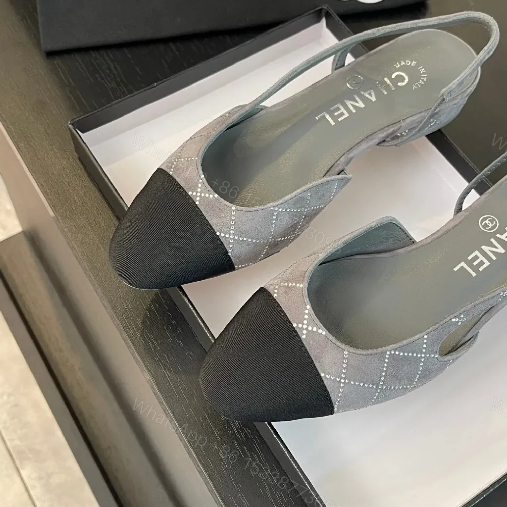 View 2 of Knit Sling-Back Flats: Subtle Sparkle, All-Day Elegance