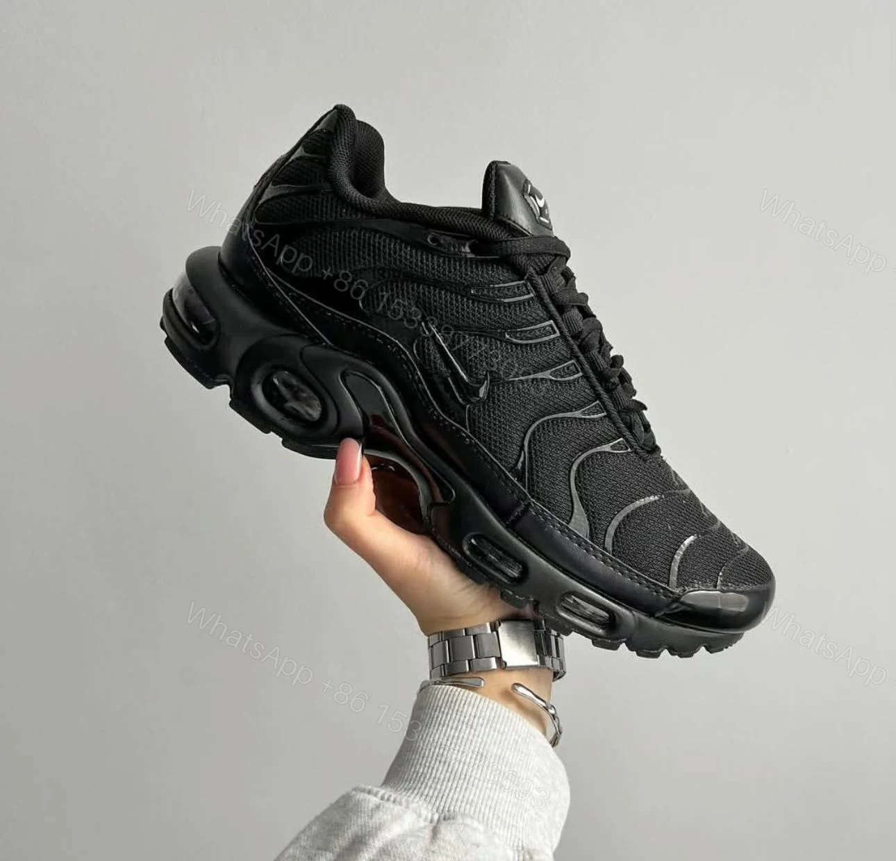 View 6 of FIRST COPY NIKE AIRMAX PLUS TRIPLE BLACK