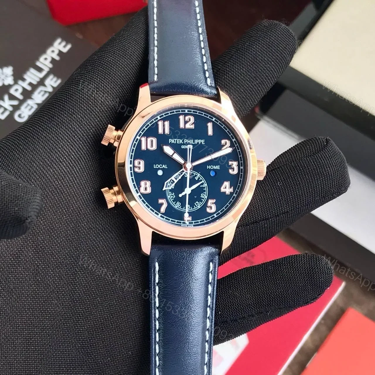 View 2 of Patek Philippe Grand Pilot Calatrava
