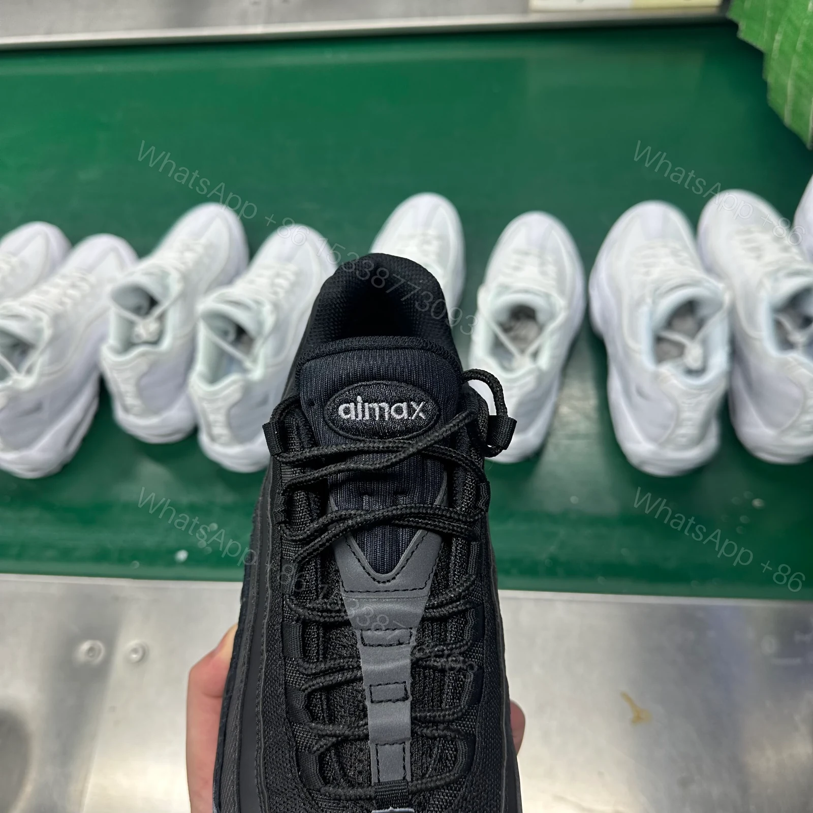 View 5 of Nike Air Max 95 Essential Triple Black