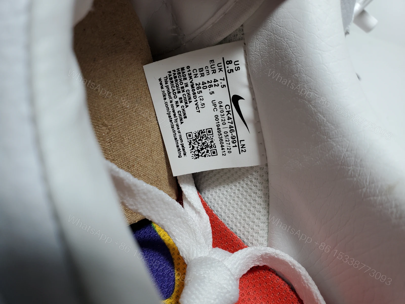 View 3 of Nike Air Force 1 Low Cactus Plant Flea Premium White Red CK4746-991 (2024)
