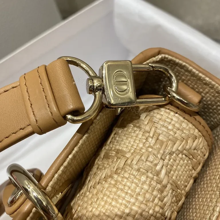 View 9 of Dior-Inspired Woven Handbag: Luxury Everyday Carry