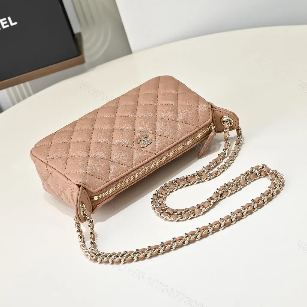 View 9 of Quilted Lambskin Crossbody Bag: Timeless Luxury, Day-to-Night