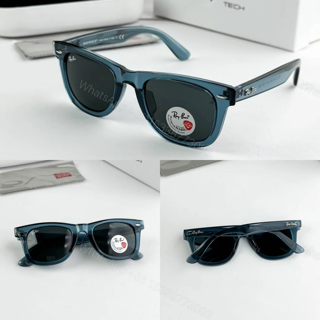 View 3 of First Copy Ray-Ban Blue Jelly 2140 Sunglasses UV Protected Premium Quality