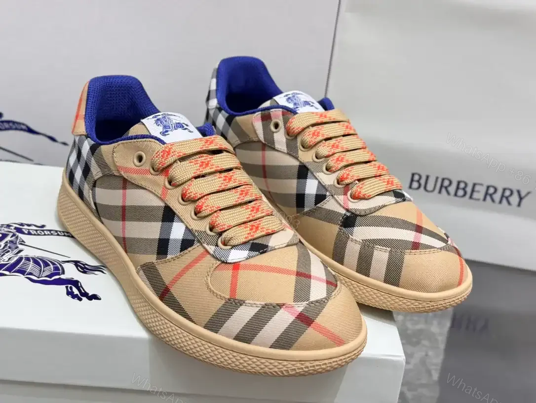 View 4 of BURBERRY TERRACE CHECK SNEAKERS – BBR093