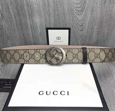 View 2 of GUCCI GG SUPREME BELT WITH G BUCKLE – B45