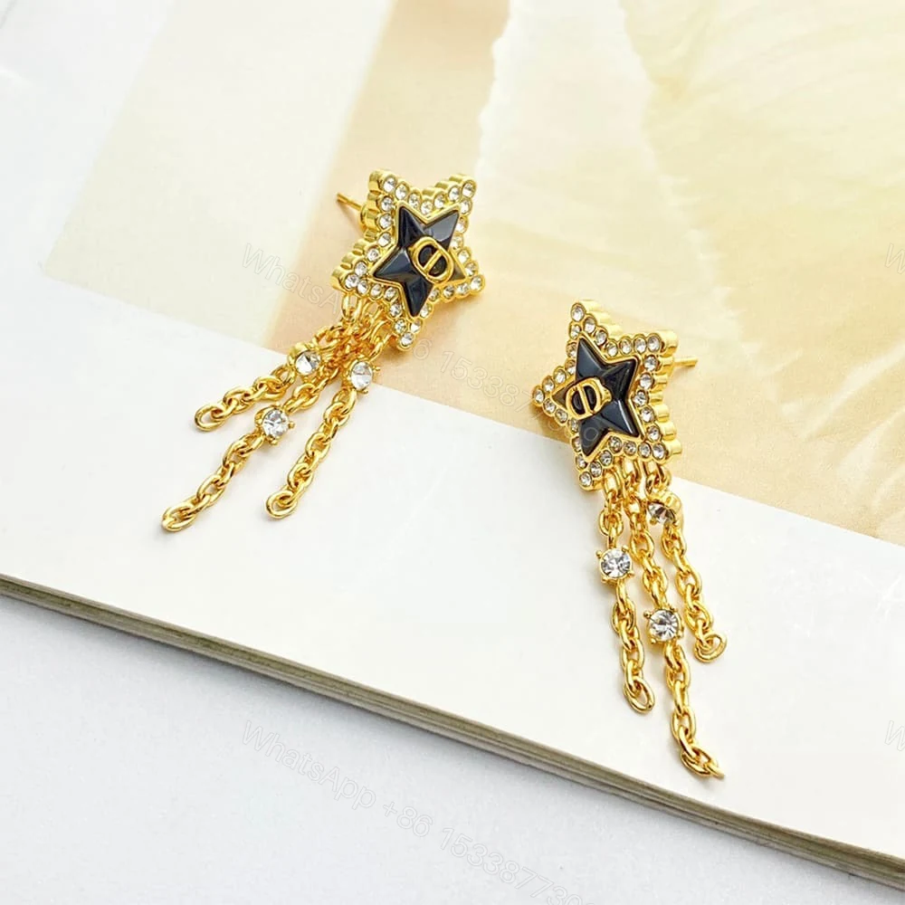 View 6 of DIOR Petit CD Lucky Baroque Earrings