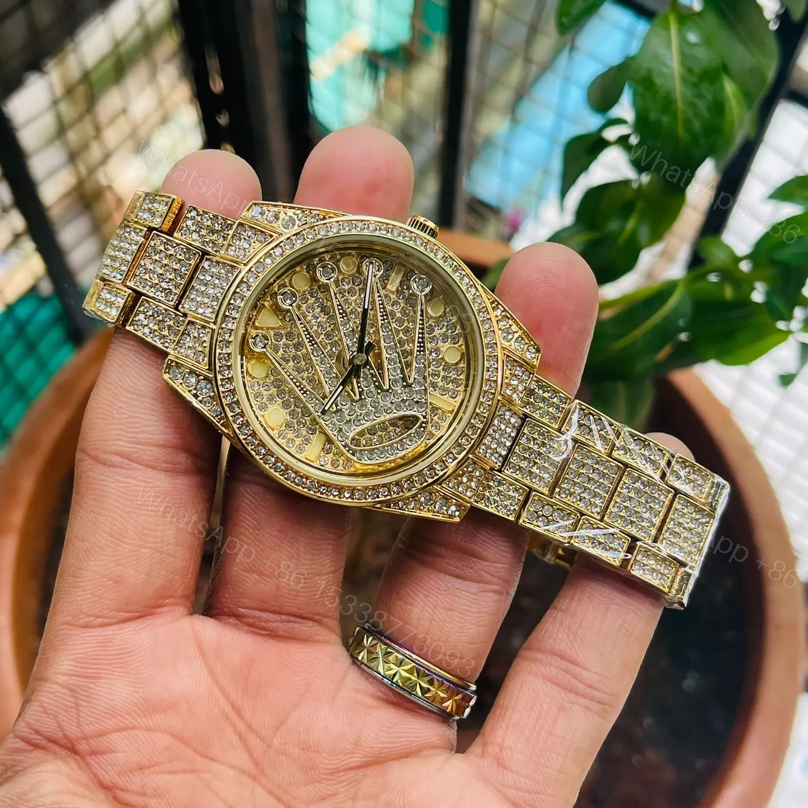 View 3 of Rolex Full Daimond For men’s 7A quality Original model