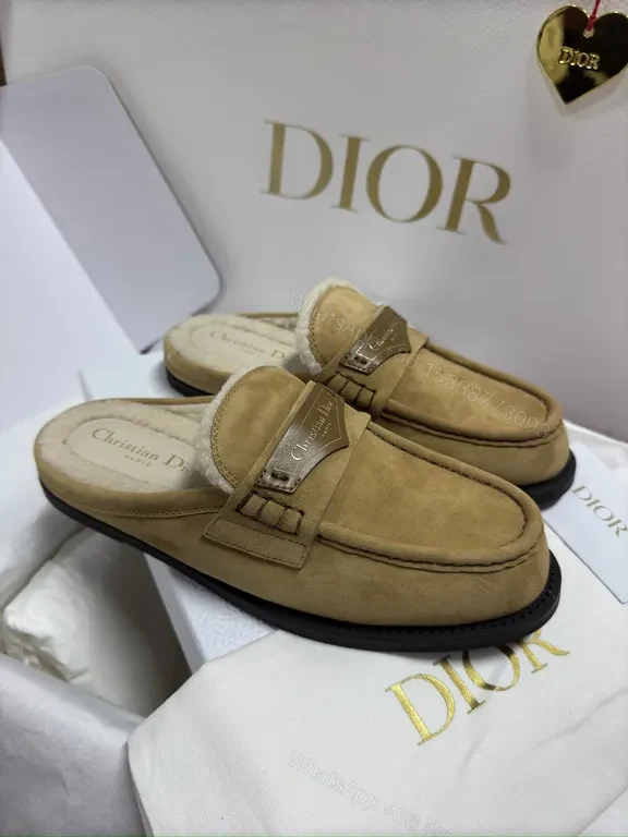 View 7 of Desert-Tone Suede Driver Mules â€“ Luxe Slip-On Shoes