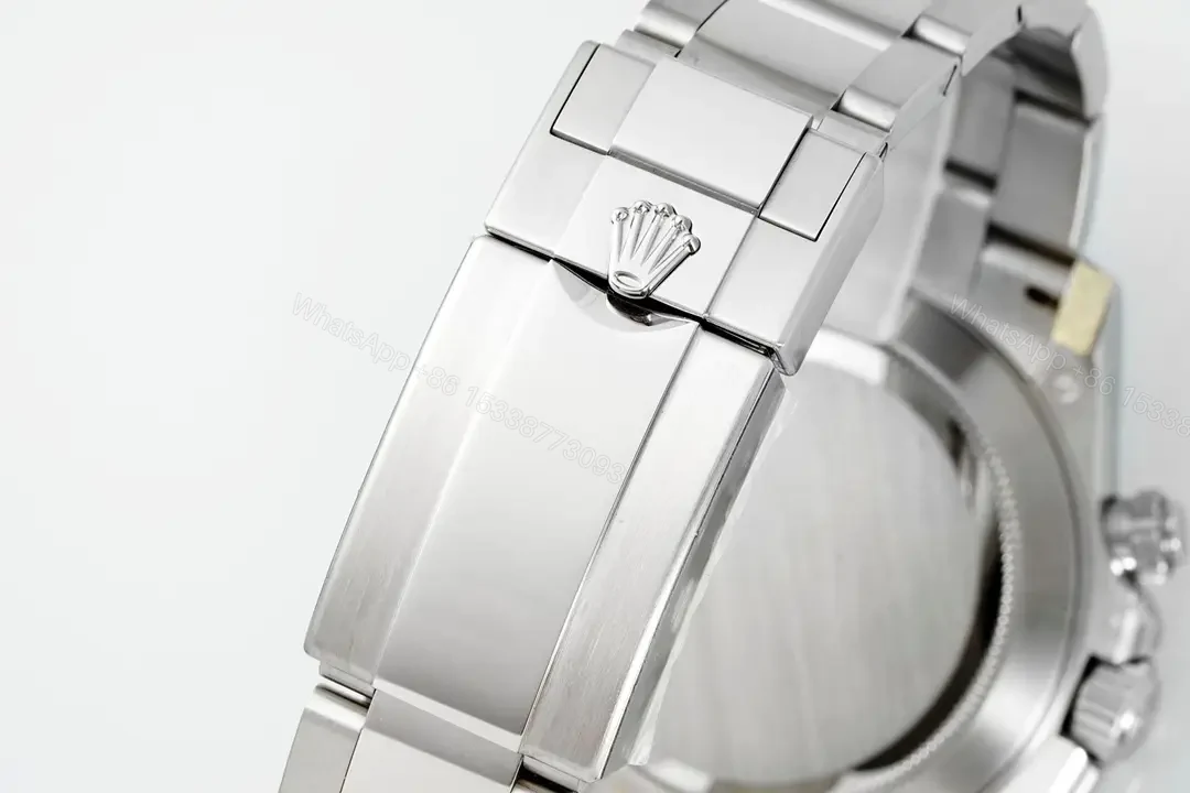 View 6 of Exquisite diamond pave daytona replica 40MM Platinum 116576TBR