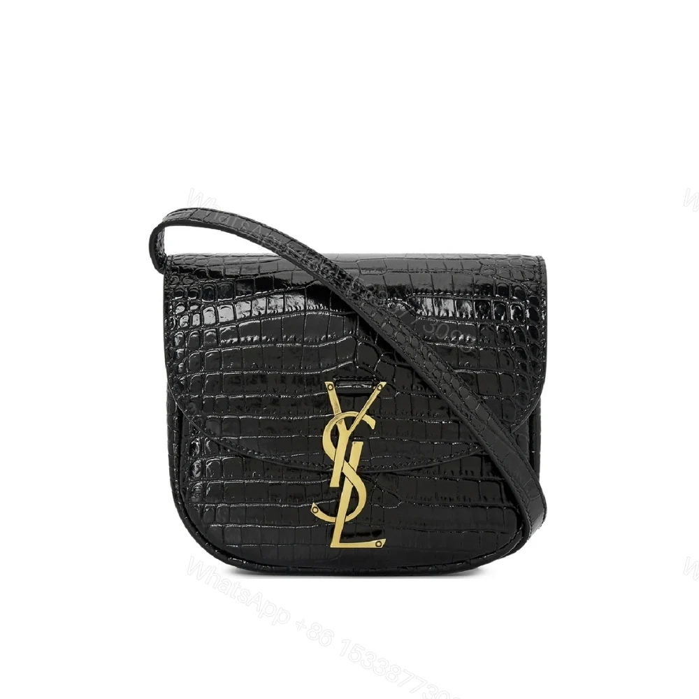Saint Laurent Kaia Small Satchel Shoulder Bag Black 17Cm — view 1