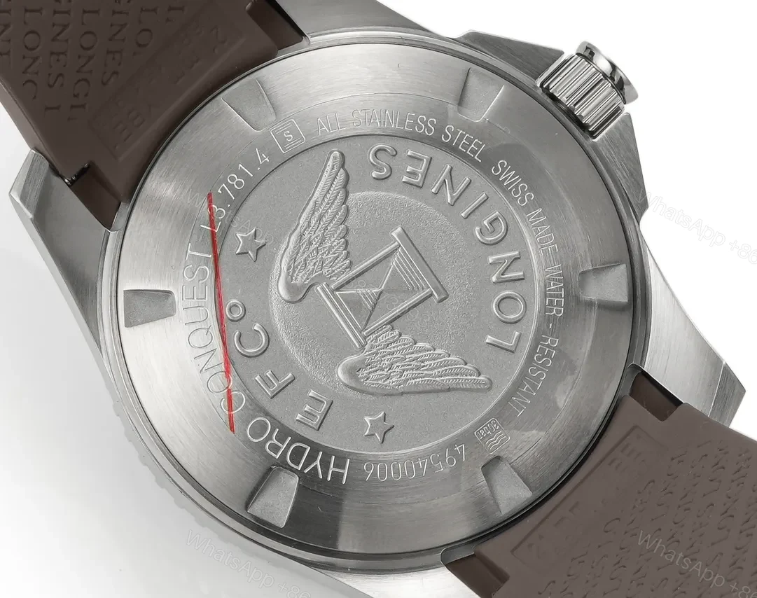 View 6 of Longines Conquest Diver’s Watch Silver Stainless Steel with Grey Dial