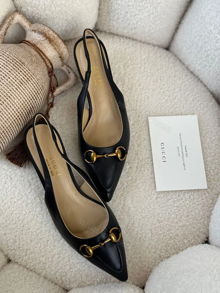 View 12 of FIRST COPY GUCCI LEATHER HEELS