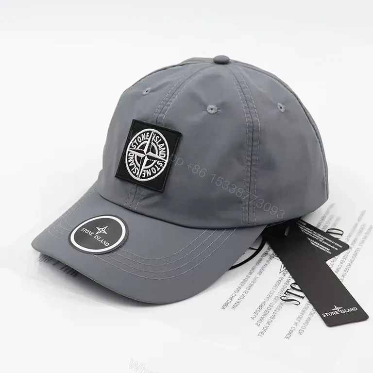 View 5 of Cobalt Stone Cap: Structured, Water-Resistant with Signature Patch
