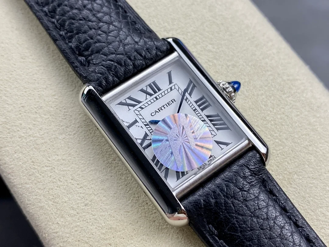 View 2 of Cartier Tank Must Extra Large Automatic Stainless Steel Silver WSTA0040