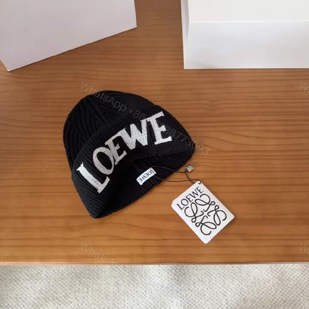 View 5 of Bold Logo Knit Beanie: Luxe Everyday Warmth, Black