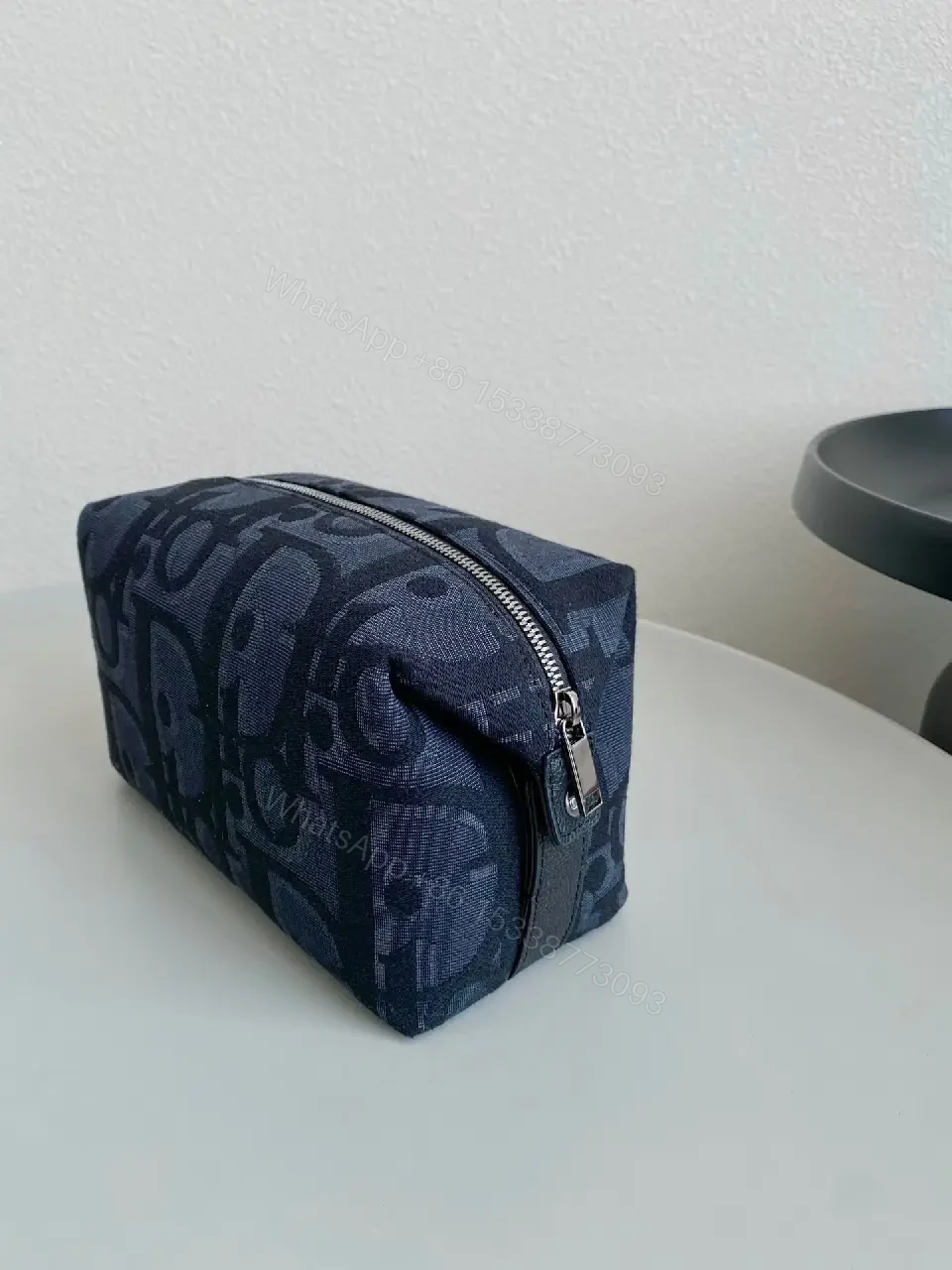View 7 of Chic Textured Pouch: Luxe Compact Organizer, Dior-Inspired