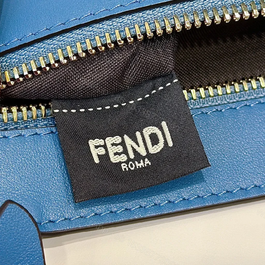 View 9 of Blue Monogram Tote: Structured Everyday Luxury