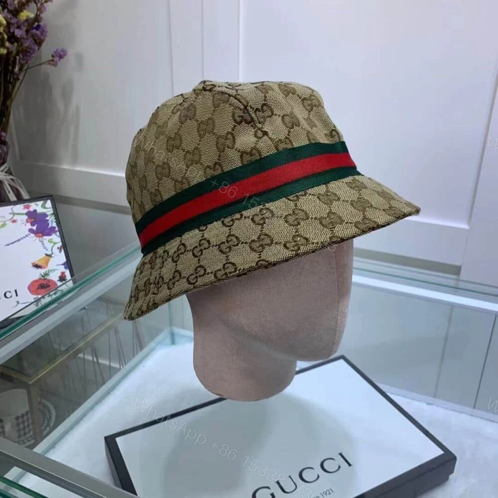 View 4 of Gucci GG Ssima Soft Web Fedora Hat Beige