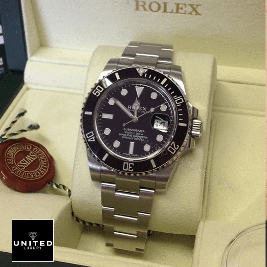 View 6 of Rolex Submariner 116610ln-0001 Ceramic Black Dial Replica