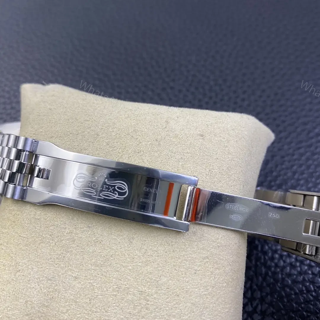 View 9 of Rolex Datejust 41 Stainless Steel Fluted Slate – Roman Jubilee 126334-0022