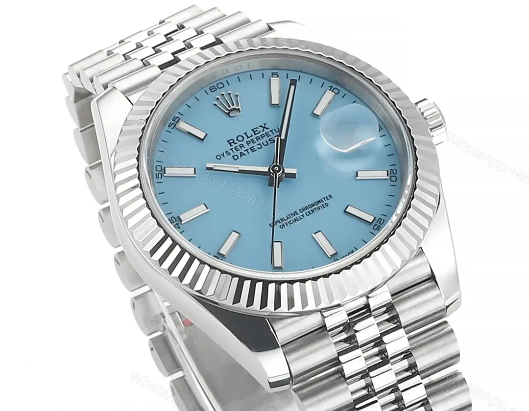 View 5 of C+ Factory Clean Factory JVS Silver Blue Dial Datejust Watch