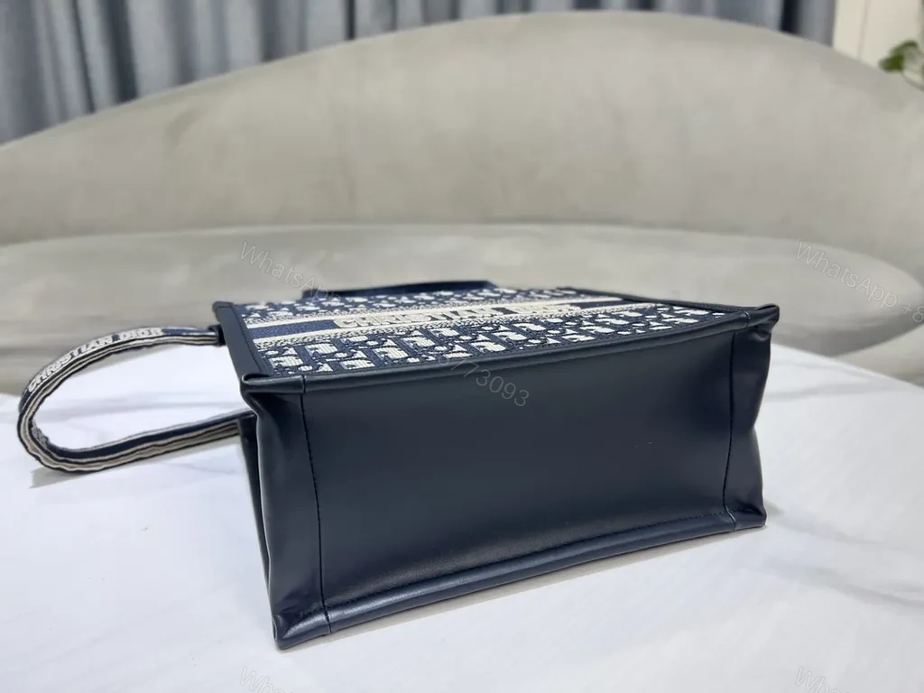 View 7 of Structured Satchel: Dior Pattern + Signature Stripe Bag
