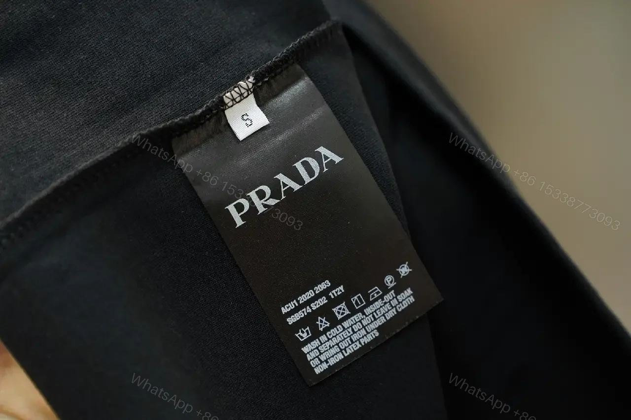 View 7 of black cotton logo-embossed T-shirt for everyday luxury