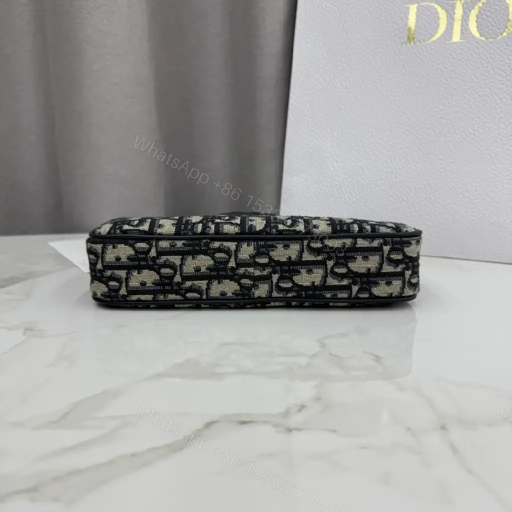 View 10 of Monogram Clutch with Chain Handle — Modern Luxe Evening Bag