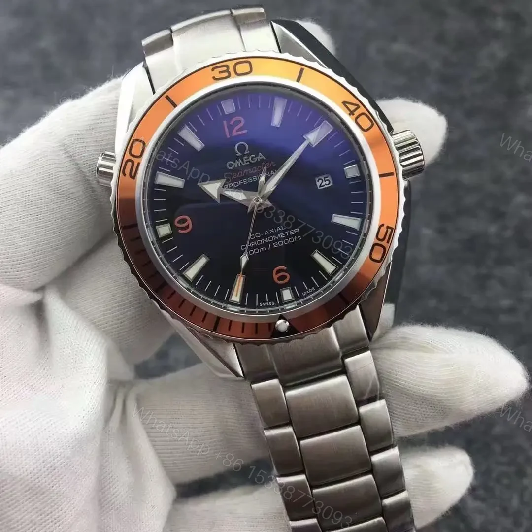 View 7 of Replica Omega Planet Ocean Orange Bezel