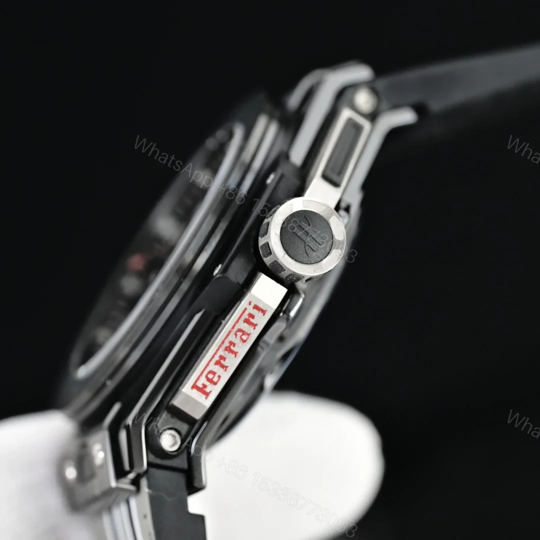 View 3 of Hublot Big Bang Ferrari Titanium F4 Replica 42MM Premium RG-HUBLOT-BB-FERRARI-TI-42