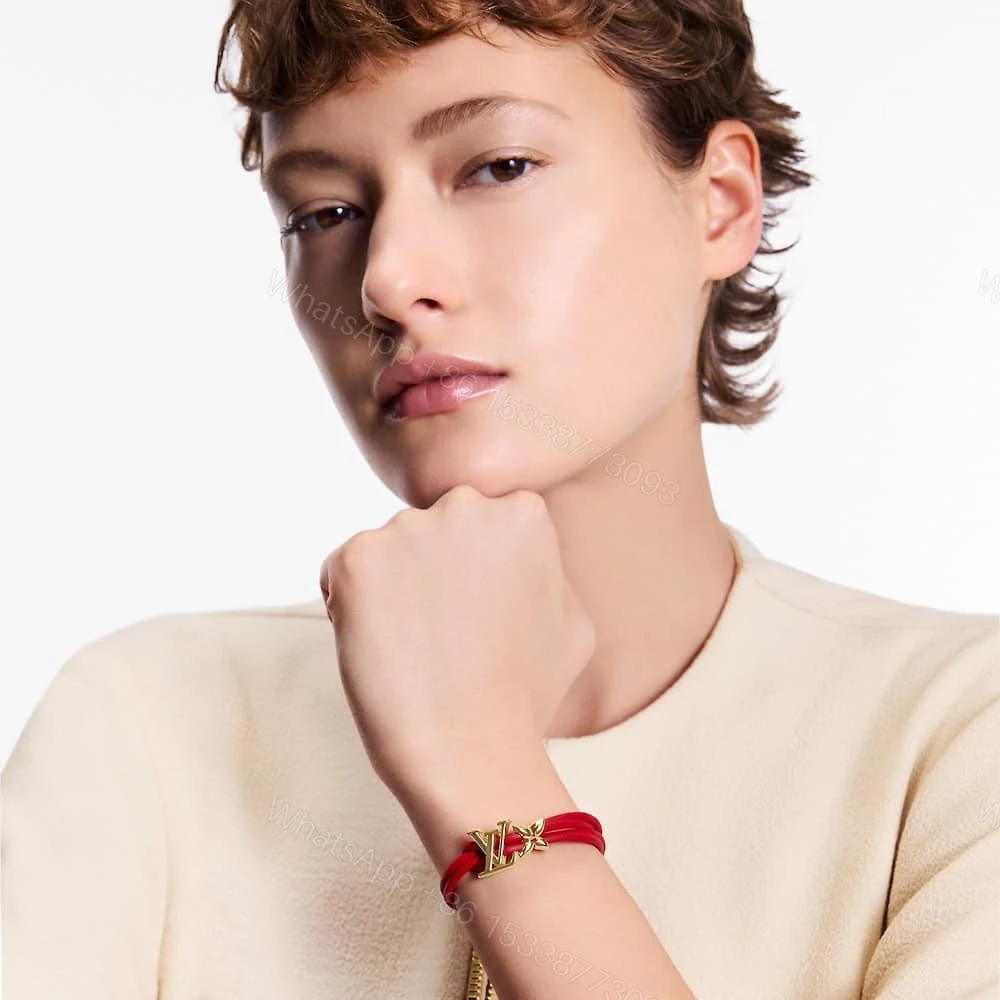 View 3 of LOUIS VUITTON BLOOM BRACELET RED M8916Z